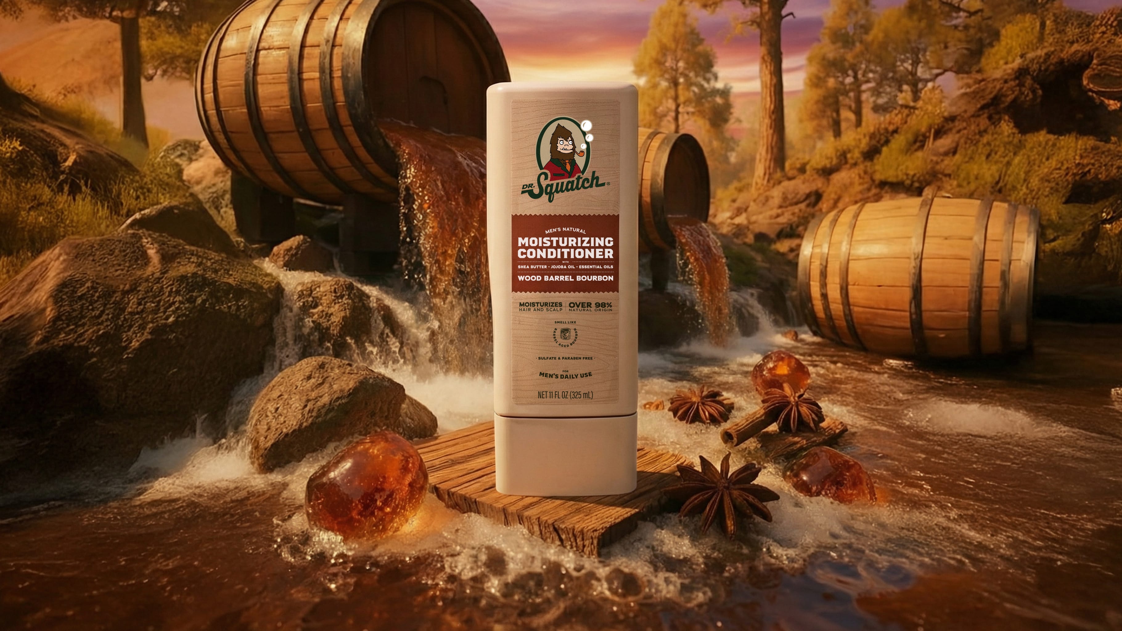 Dr. Squatch Wood Barrel Bourbon Conditioner — product photo 2 of 6