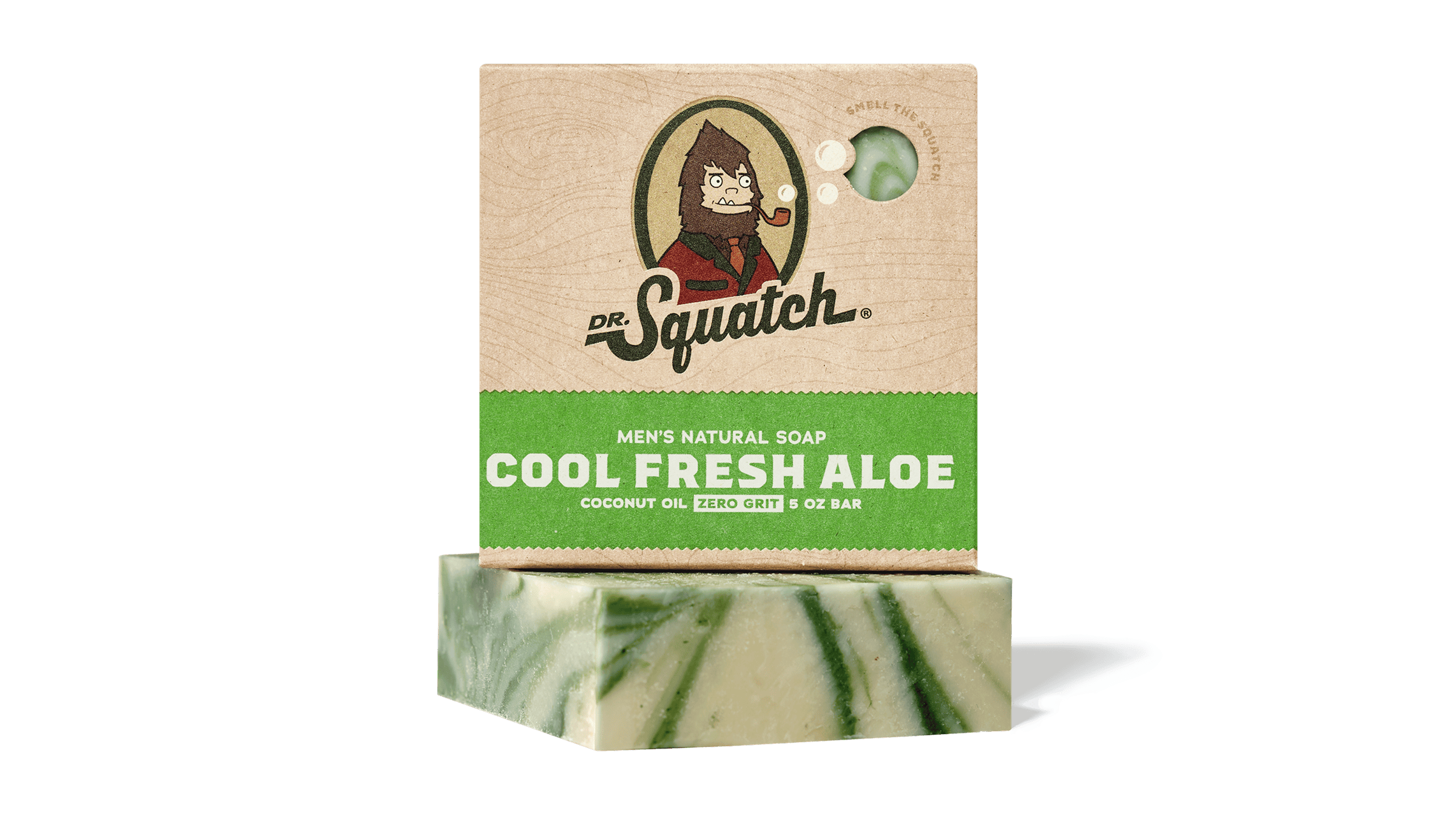 Dr. Squatch Cool Fresh Aloe bar soap packaging