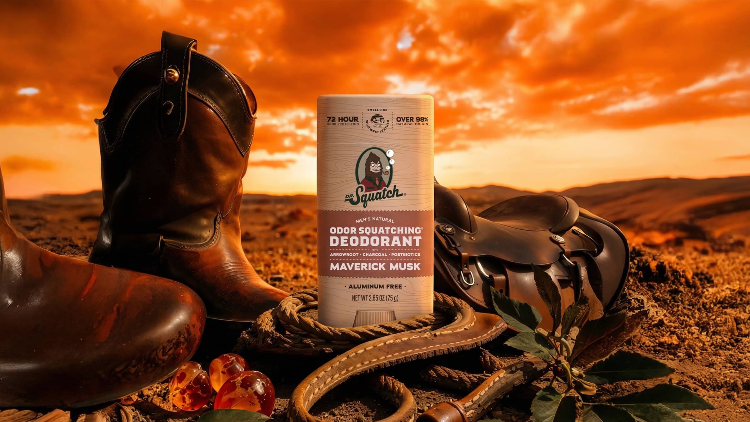 Dr. Squatch Maverick Musk Deodorant