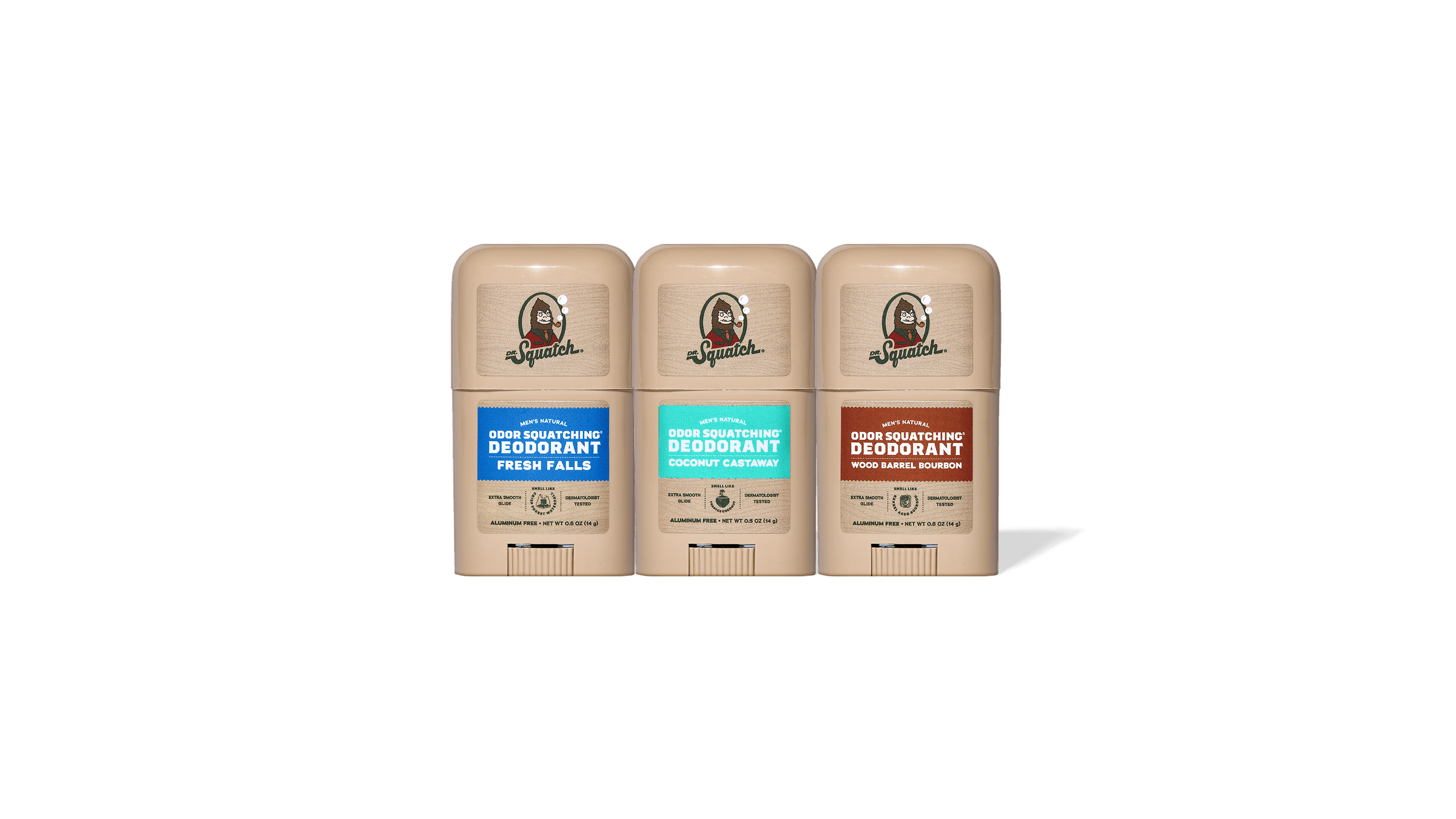 Dr. Squatch Mini Deo 3-Pack gift set — product photo 1 of 4