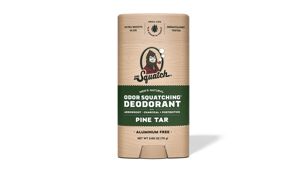 Dr. Squatch Pine Tar Deodorant packaging
