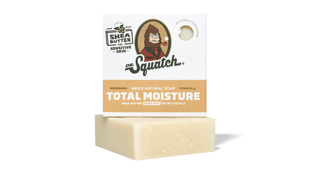 Dr. Squatch Shea Butter bar soap packaging